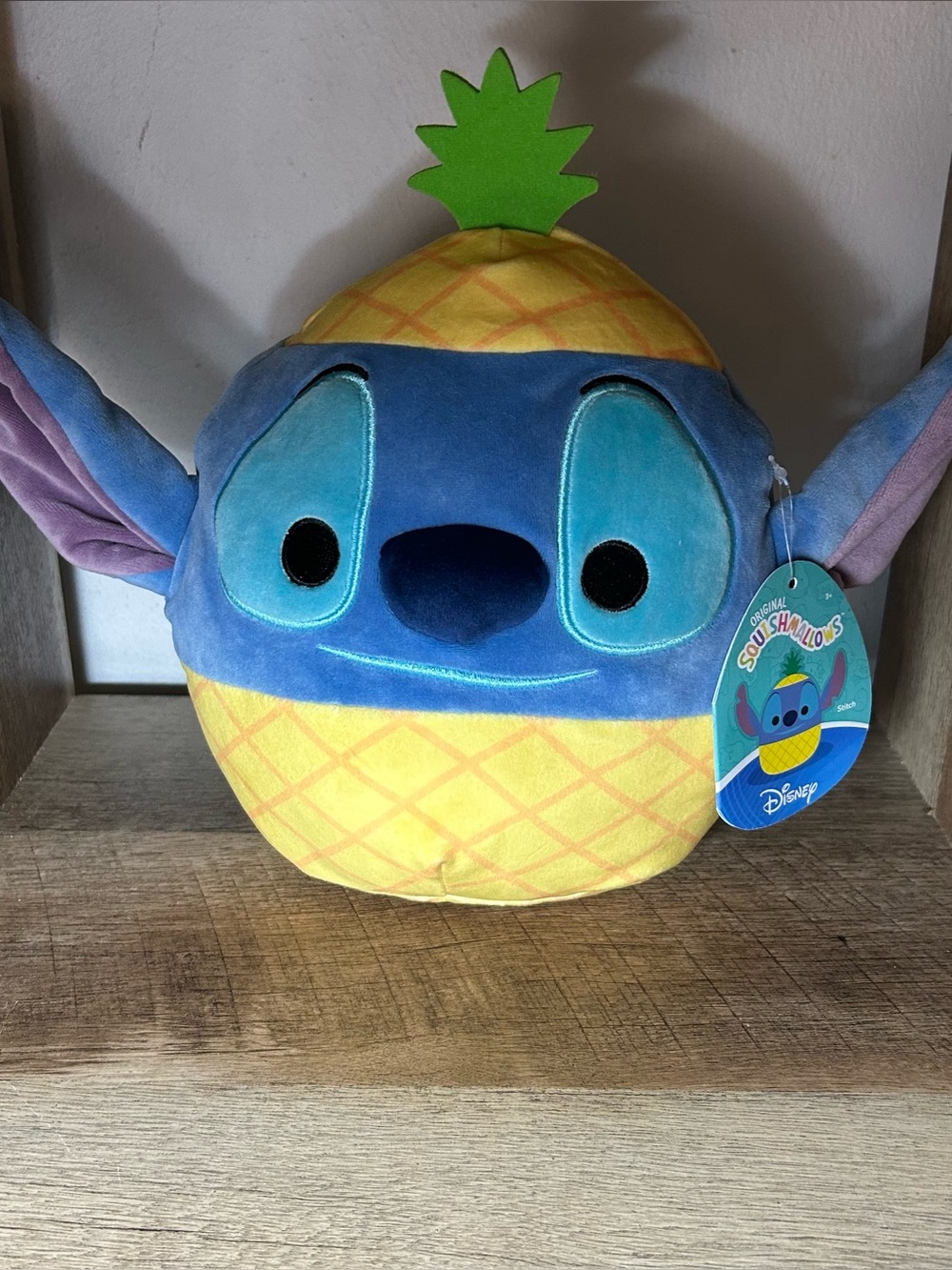 NWT Disney Squishmallow 8” Stitch Pineapple Plush